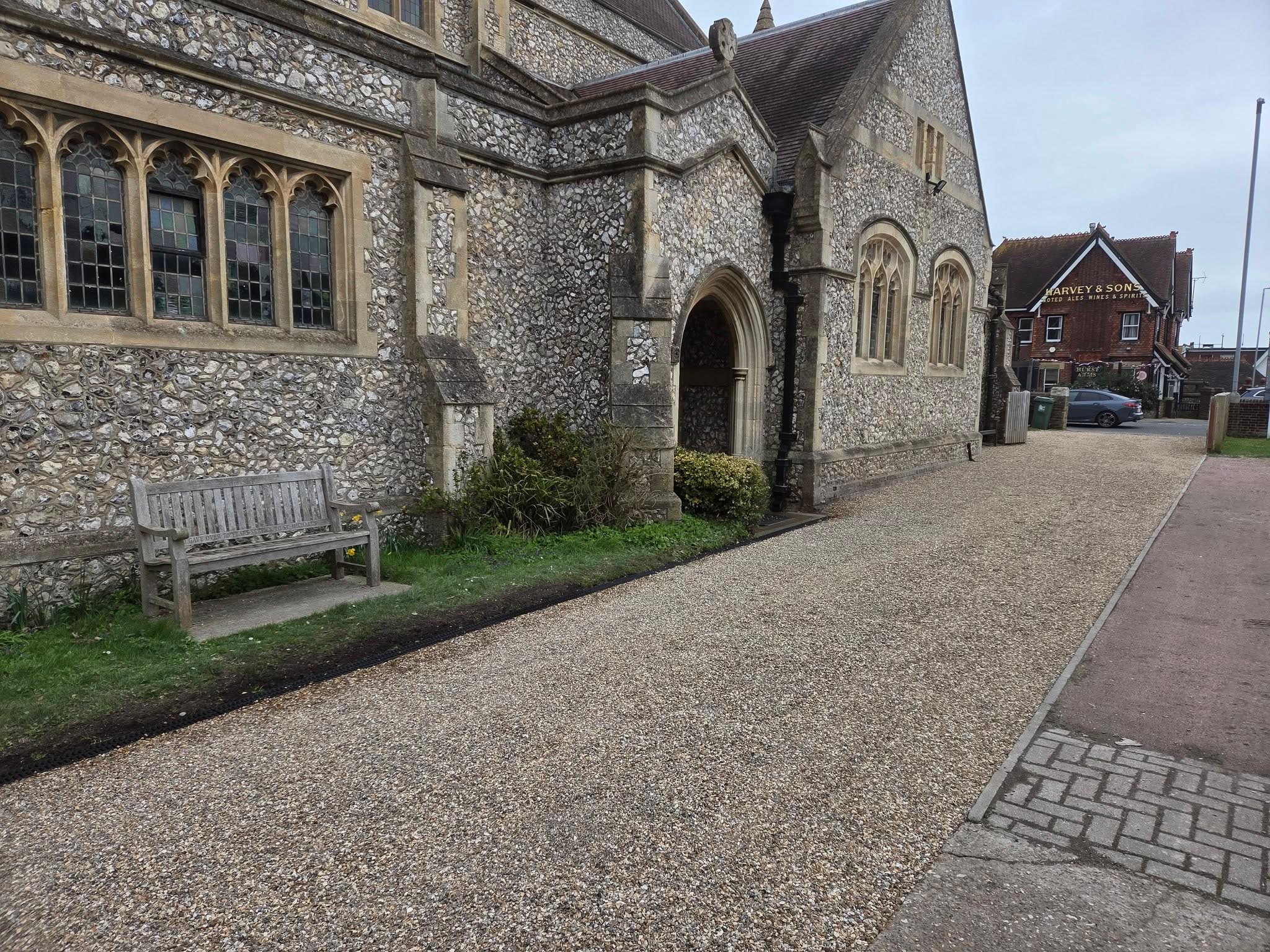 Resin gravel path by WJB Construction