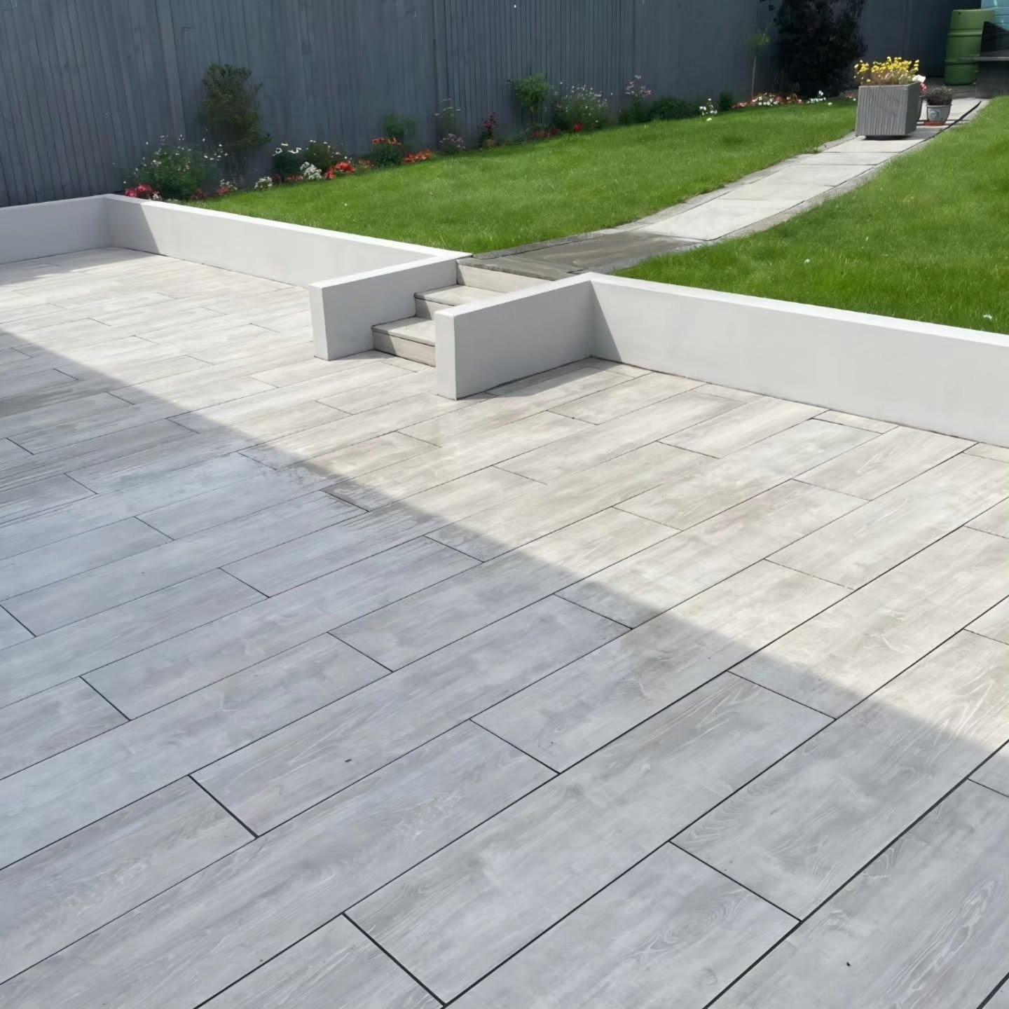 Resin patio example